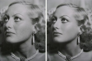Joan Crawford Before and After by George Hurrell